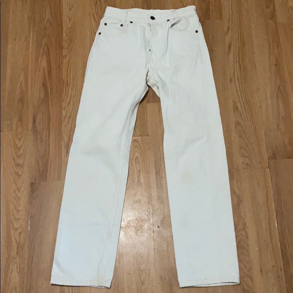 VINTAGE LEVIS 501 WHITE